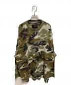 JORDANジョーダン）の古着「MVP CAMO LS TOP」｜グリーン