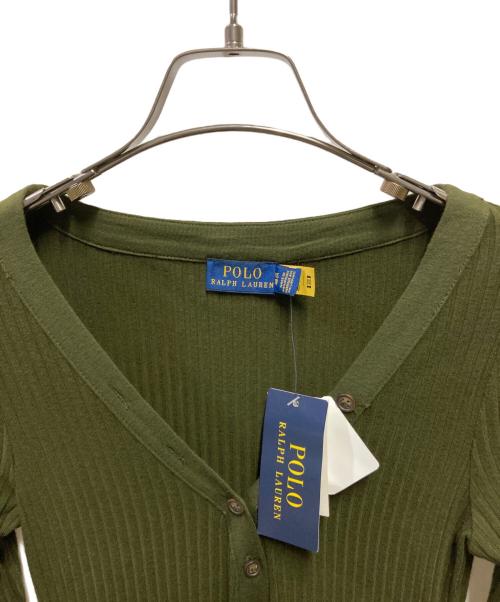 POLO RALPH LAUREN（ポロ・ラルフローレン）POLO RALPH LAUREN (ポロ・ラルフローレン) ニットワンピース グリーン サイズ:XS 未使用品の古着・服飾アイテム