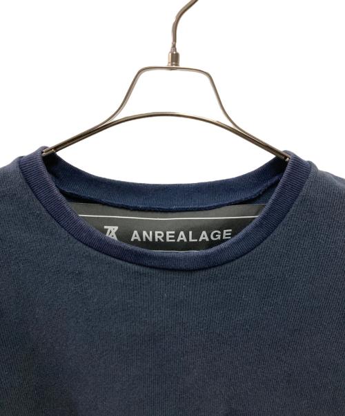ANREALAGE（アンリアレイジ）ANREALAGE (アンリアレイジ) ポケット半袖カットソー ネイビー サイズ:Mの古着・服飾アイテム
