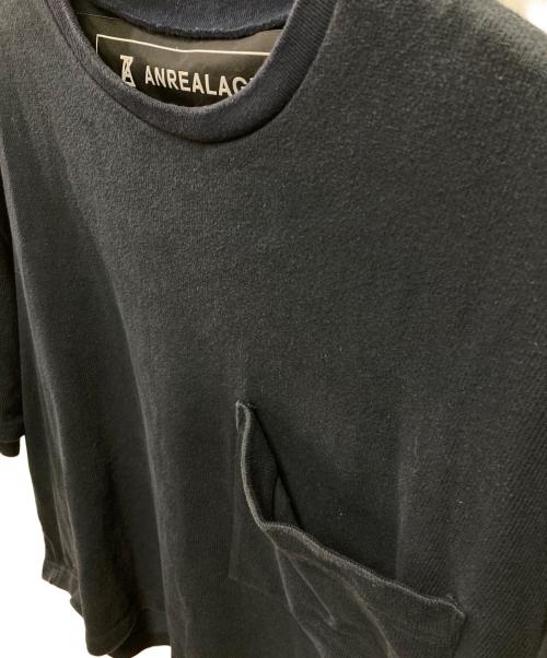 ANREALAGE（アンリアレイジ）ANREALAGE (アンリアレイジ) ポケット半袖カットソー ネイビー サイズ:Mの古着・服飾アイテム