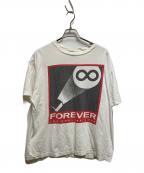 SAINT MICHAELセントマイケル）の古着「FOREVER プリントTシャツ」｜ホワイト