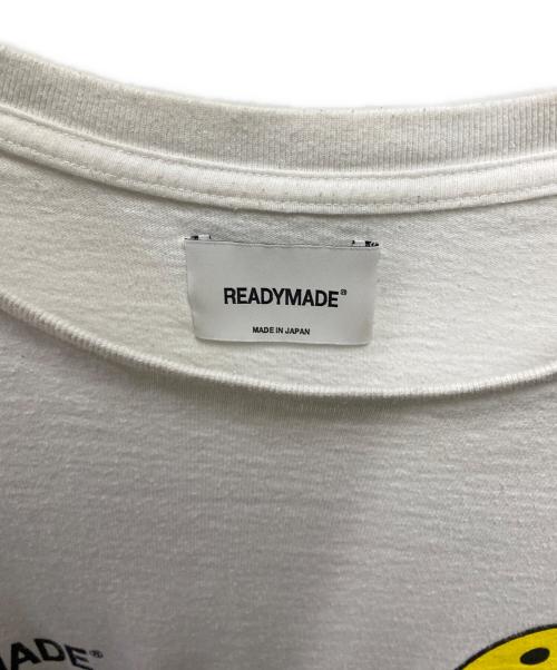 redymade（レディメイド）REDYMADE (レディメイド) スマイルプリントTシャツ ホワイト サイズ:XXLの古着・服飾アイテム