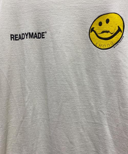 redymade（レディメイド）REDYMADE (レディメイド) スマイルプリントTシャツ ホワイト サイズ:XXLの古着・服飾アイテム