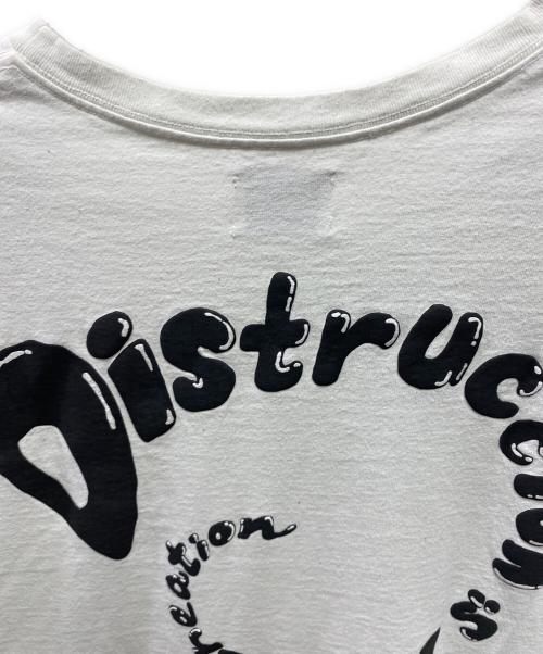 redymade（レディメイド）REDYMADE (レディメイド) スマイルプリントTシャツ ホワイト サイズ:XXLの古着・服飾アイテム