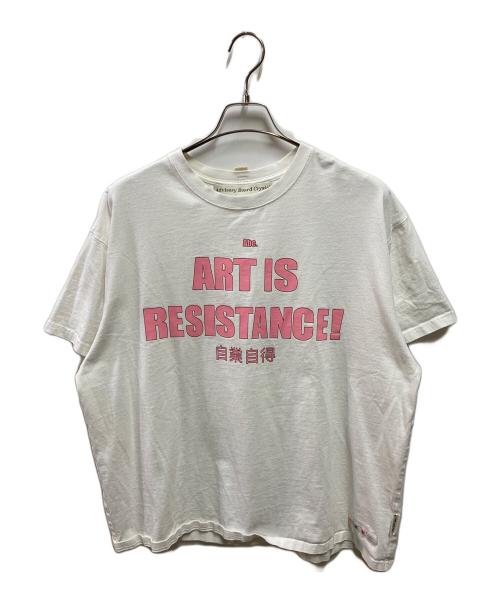 Advisory Board Crystals（アドバイザリー ボード クリスタルズ）Advisory Board Crystals (アドバイザリー ボード クリスタルズ) プリントTシャツ ホワイト サイズ:XLの古着・服飾アイテム
