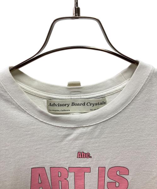 Advisory Board Crystals（アドバイザリー ボード クリスタルズ）Advisory Board Crystals (アドバイザリー ボード クリスタルズ) プリントTシャツ ホワイト サイズ:XLの古着・服飾アイテム