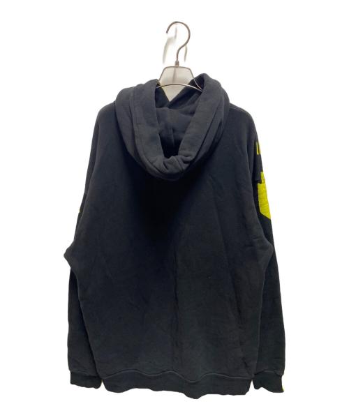 Maison Margiela（メゾンマルジェラ）Maison Margiela (メゾンマルジェラ) ペイント加工オーバーサイズパーカーワンピース ブラック サイズ:XSの古着・服飾アイテム