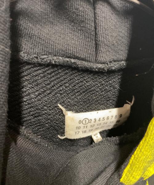 Maison Margiela（メゾンマルジェラ）Maison Margiela (メゾンマルジェラ) ペイント加工オーバーサイズパーカーワンピース ブラック サイズ:XSの古着・服飾アイテム