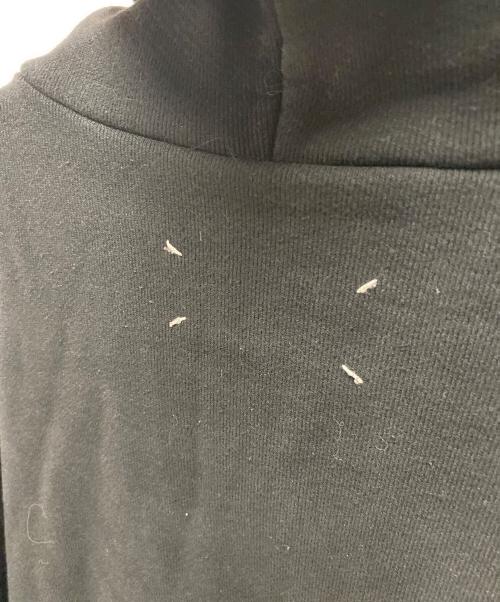 Maison Margiela（メゾンマルジェラ）Maison Margiela (メゾンマルジェラ) ペイント加工オーバーサイズパーカーワンピース ブラック サイズ:XSの古着・服飾アイテム