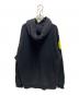 Maison Margiela (メゾンマルジェラ) ペイント加工オーバーサイズパーカーワンピース ブラック サイズ:XS：10000円