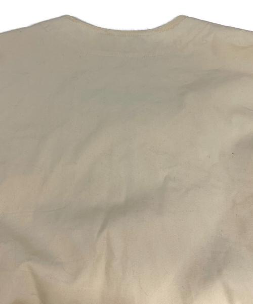JIL SANDER（ジルサンダー）JIL SANDER (ジルサンダー) 22SS グラフィック袖切替ノーカラージャケット ベージュ サイズ:48の古着・服飾アイテム