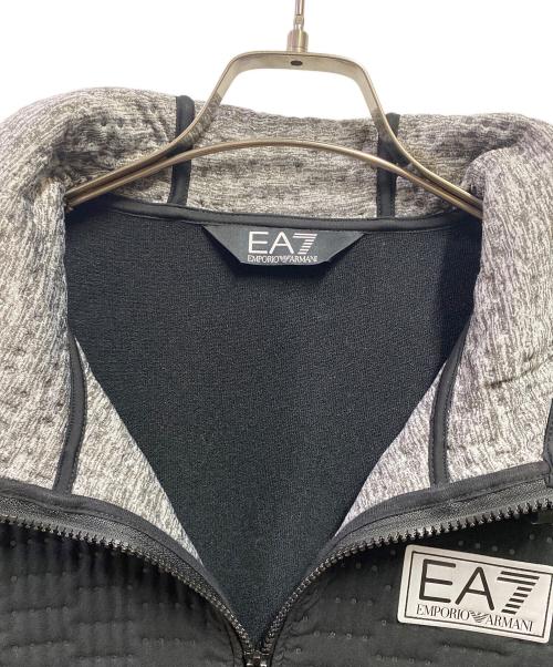 EA7（イーエーセブン）EA7 (イーエーセブン) ジップパーカー ブラック サイズ:Ｍの古着・服飾アイテム