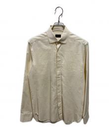 ERMENEGILDO ZEGNA（エルメネジルド・ゼニア）の古着「tailored fit シャツ」｜ベージュ