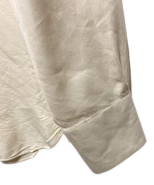 ERMENEGILDO ZEGNA（エルメネジルド・ゼニア）ERMENEGILDO ZEGNA (エルメネジルド・ゼニア) tailored fit シャツ ベージュ サイズ:Ｍの古着・服飾アイテム