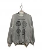flowwwersフラワーズ）の古着「Gerbera Dot sweat」｜グレー