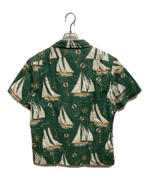 POLO RALPH LAUREN（ポロ・ラルフローレン）POLO RALPH LAUREN (ポロ・ラルフローレン) 総柄オープンカラーシャツ グリーン サイズ:Mの古着・服飾アイテム