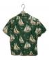POLO RALPH LAUREN (ポロ・ラルフローレン) 総柄オープンカラーシャツ グリーン サイズ:M：10000円