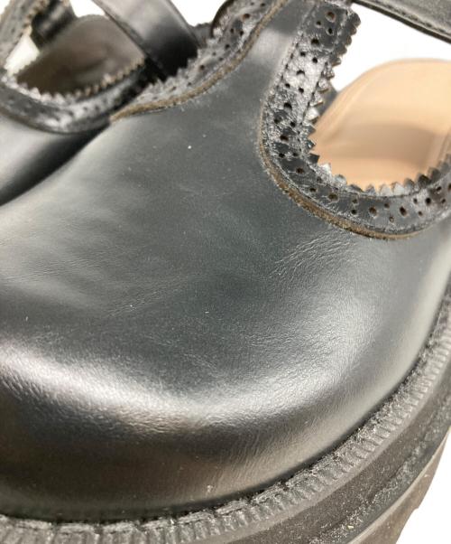 Ameri（アメリ）Ameri (アメリ) 26SS BROGUE SLIDE LOAFER ブラック サイズ:Mの古着・服飾アイテム