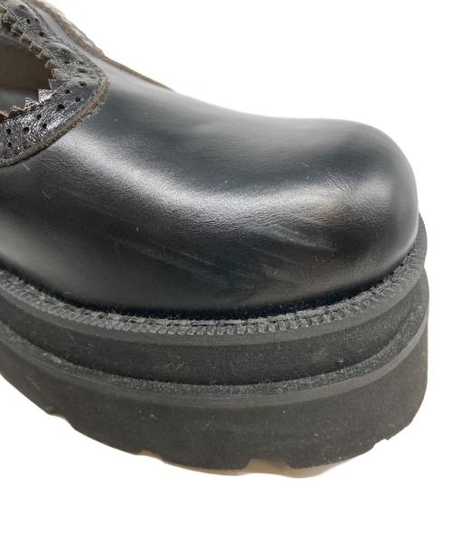 Ameri（アメリ）Ameri (アメリ) 26SS BROGUE SLIDE LOAFER ブラック サイズ:Mの古着・服飾アイテム