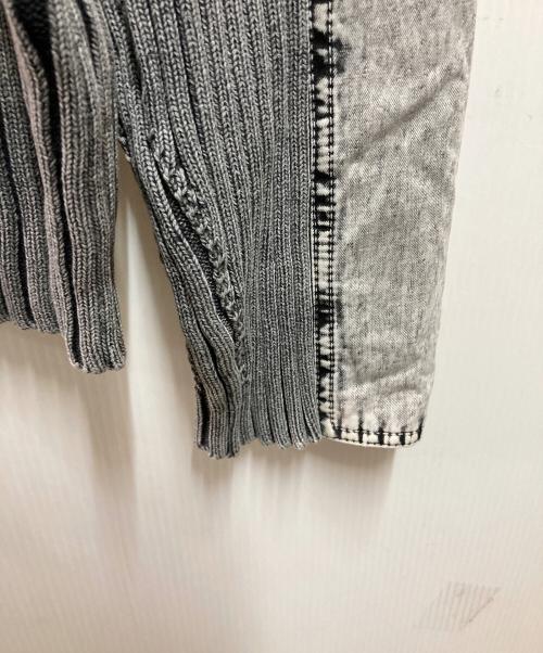 DIESEL（ディーゼル）DIESEL (ディーゼル) 24AW K-MATTY ジップカーディガン グレー サイズ:Ｓの古着・服飾アイテム