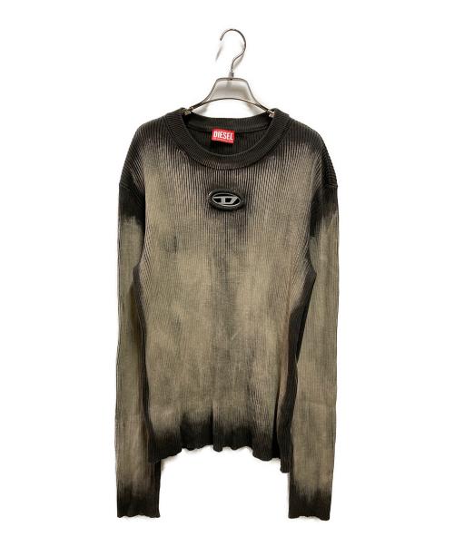 DIESEL（ディーゼル）DIESEL (ディーゼル) 24AW K-Darin Sweater ブラウン サイズ:XLの古着・服飾アイテム