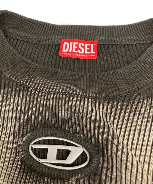 DIESEL（ディーゼル）DIESEL (ディーゼル) 24AW K-Darin Sweater ブラウン サイズ:XLの古着・服飾アイテム