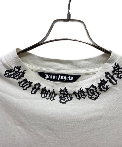 Palm Angels（パーム エンジェルス）Palm Angels (パーム エンジェルス) 25SS NECK LOGO TEE ホワイト サイズ:XLの古着・服飾アイテム
