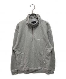 stussy（ステューシー）の古着「ハーフジップスウェット」｜グレー