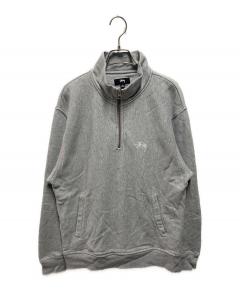 中古・古着通販】stussy (ステューシー) ハーフジップスウェット
