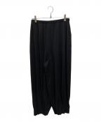 ENFOLDエンフォルド）の古着「TACK-HEM PANTS」｜ブラック
