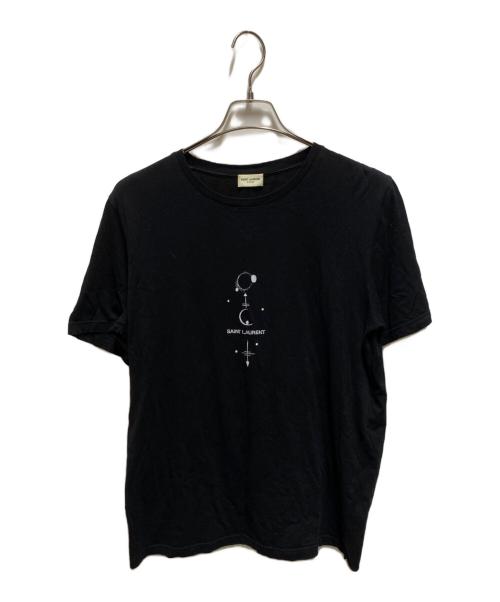 Saint Laurent Paris（サンローランパリ）Saint Laurent Paris (サンローランパリ) 20SS プリントTシャツ ブラック サイズ:XSの古着・服飾アイテム
