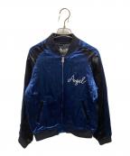 Schottショット）の古着「ANGEL SATIN SKA JACKET」｜ブルー