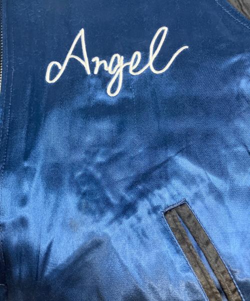 Schott（ショット）Schott (ショット) ANGEL SATIN SKA JACKET ブルー サイズ:XSの古着・服飾アイテム
