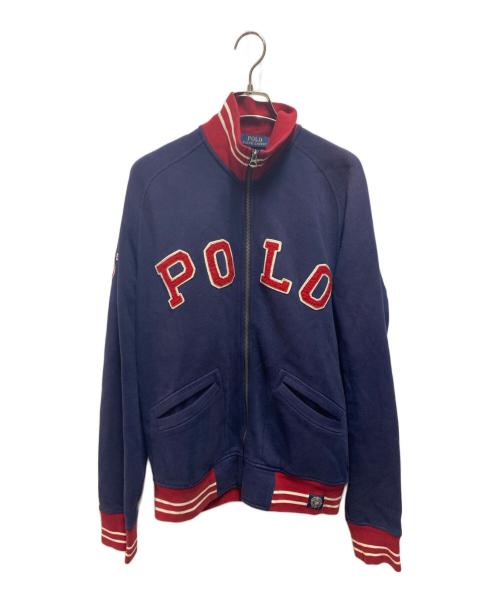 POLO RALPH LAUREN（ポロ・ラルフローレン）POLO RALPH LAUREN (ポロ・ラルフローレン) スウェットジャケット ネイビー サイズ:Ｍの古着・服飾アイテム