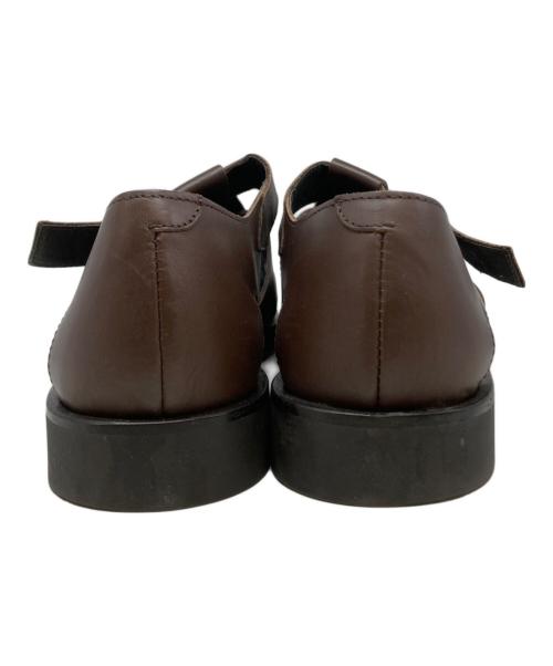 PARABOOT（パラブーツ）PARABOOT (パラブーツ) PACIFICレザーグルカサンダル ブラウン サイズ:43の古着・服飾アイテム