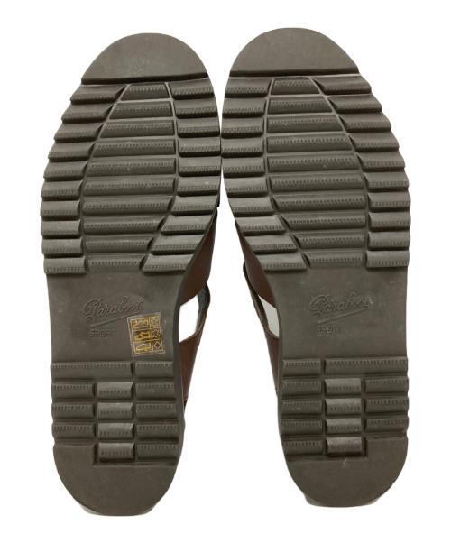 PARABOOT（パラブーツ）PARABOOT (パラブーツ) PACIFICレザーグルカサンダル ブラウン サイズ:43の古着・服飾アイテム