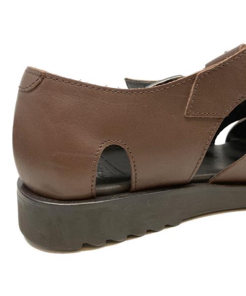 PARABOOT（パラブーツ）PARABOOT (パラブーツ) PACIFICレザーグルカサンダル ブラウン サイズ:43の古着・服飾アイテム