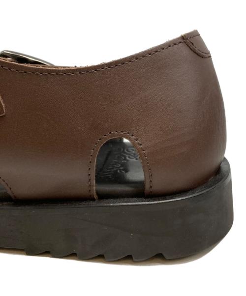 PARABOOT（パラブーツ）PARABOOT (パラブーツ) PACIFICレザーグルカサンダル ブラウン サイズ:43の古着・服飾アイテム