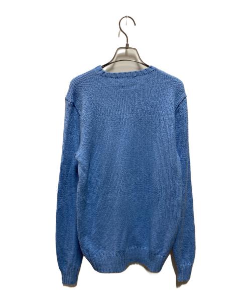 POLO RALPH LAUREN（ポロ・ラルフローレン）POLO RALPH LAUREN (ポロ・ラルフローレン) コットンニット スカイブルー サイズ:Ｓの古着・服飾アイテム