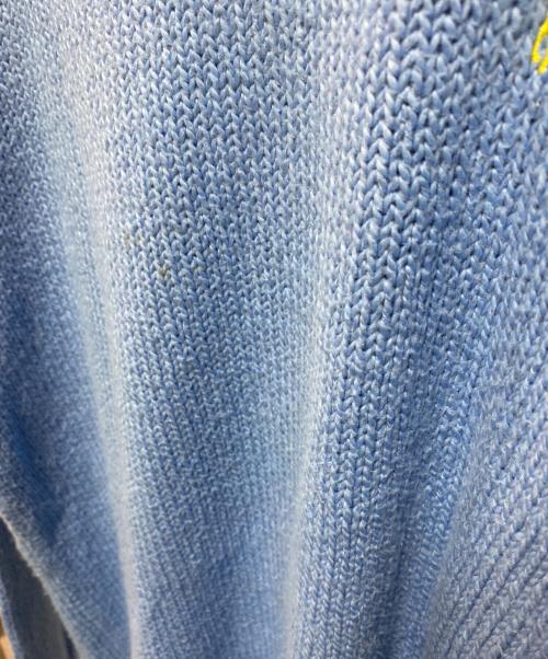 POLO RALPH LAUREN（ポロ・ラルフローレン）POLO RALPH LAUREN (ポロ・ラルフローレン) コットンニット スカイブルー サイズ:Ｓの古着・服飾アイテム