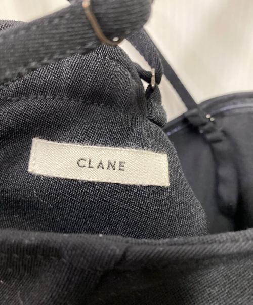 CLANE（クラネ）CLANE (クラネ) BARE TOP DRAPE ONEPIECE ブラックの古着・服飾アイテム