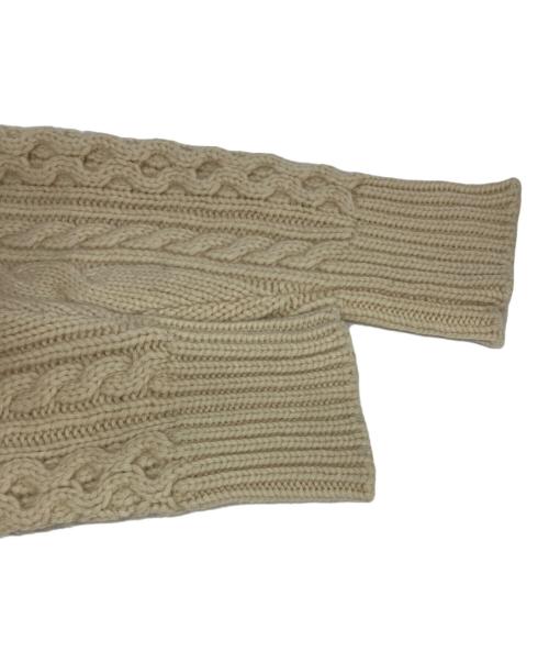 CLANE（クラネ）CLANE (クラネ) HAND CABLE COMPACT KNIT TOPS アイボリー サイズ:Sの古着・服飾アイテム