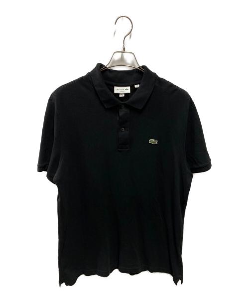 LACOSTE（ラコステ）LACOSTE (ラコステ) ポロシャツ ブラック サイズ:ＸＸＬの古着・服飾アイテム