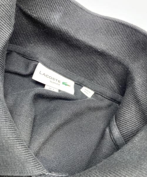LACOSTE（ラコステ）LACOSTE (ラコステ) ポロシャツ ブラック サイズ:ＸＸＬの古着・服飾アイテム
