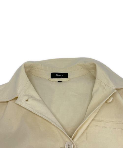 theory（セオリー）theory (セオリー) GGood Crunch Wash Casual Pocket Jacket ホワイト サイズ:Sの古着・服飾アイテム