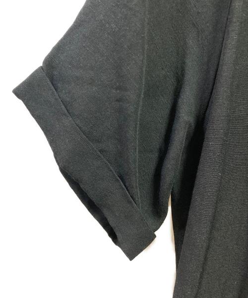 Whim Gazette（ウィムガゼット）Whim Gazette (ウィムガゼット) リネン混ワンピース ブラック サイズ:ＦＲＥＥの古着・服飾アイテム