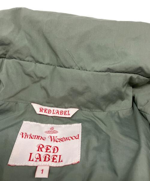 Vivienne Westwood RED LABEL（ヴィヴィアンウエストウッドレッドレーベル）Vivienne Westwood RED LABEL (ヴィヴィアンウエストウッドレッドレーベル) ダウンコート グリーン サイズ:Ｓの古着・服飾アイテム