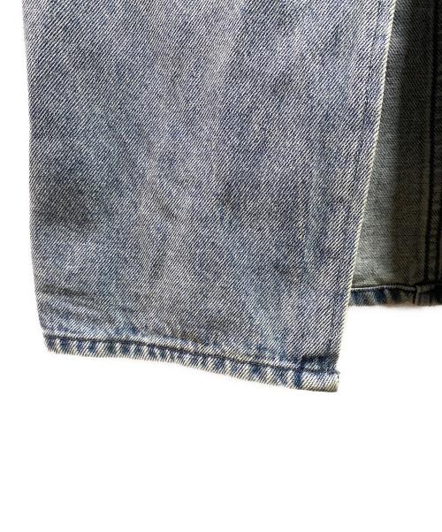 CLANE（クラネ）CLANE (クラネ) CIRCLE CUT LAYERED DENIM SKIRT インディゴの古着・服飾アイテム