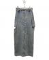 CLANE (クラネ) CIRCLE CUT LAYERED DENIM SKIRT インディゴ：10000円