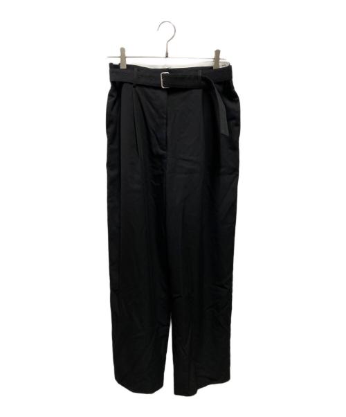 CLANE（クラネ）CLANE (クラネ) WAIST BELT DAD PANTS ブラック サイズ:1の古着・服飾アイテム